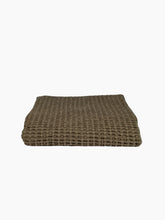 Load image into Gallery viewer, Olive Waffle Bath Towel
