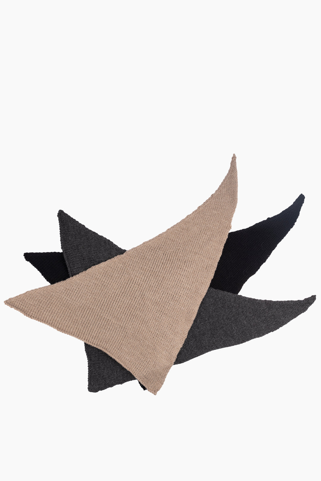 Baby Alpaca Asymmetrical Triangle Bandana