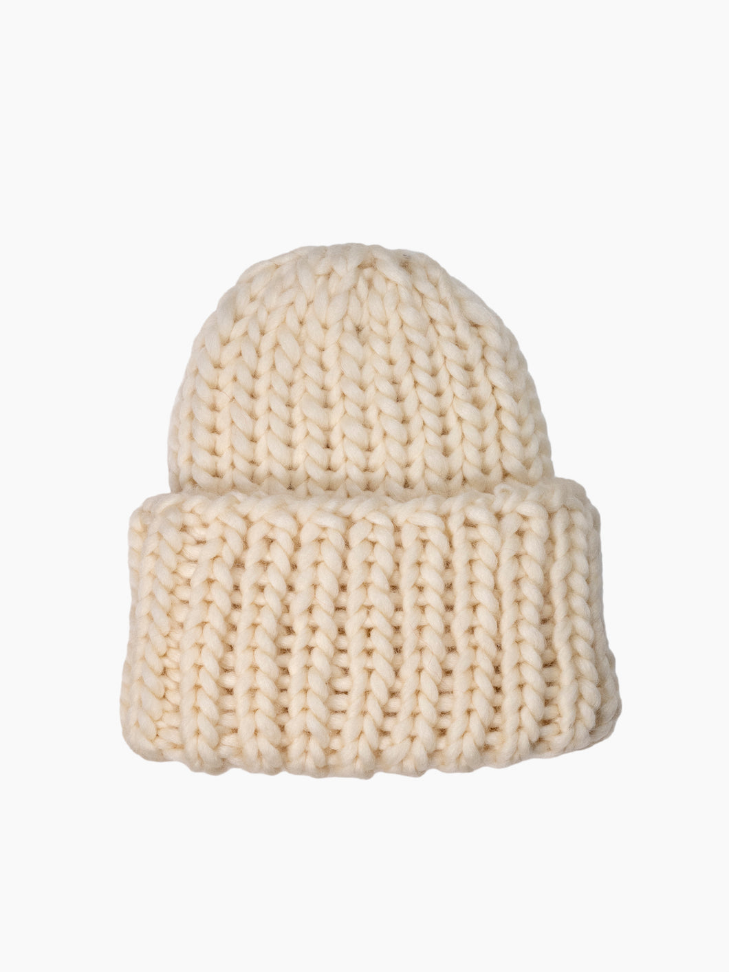 Roving Wool Ribbed Beanie
