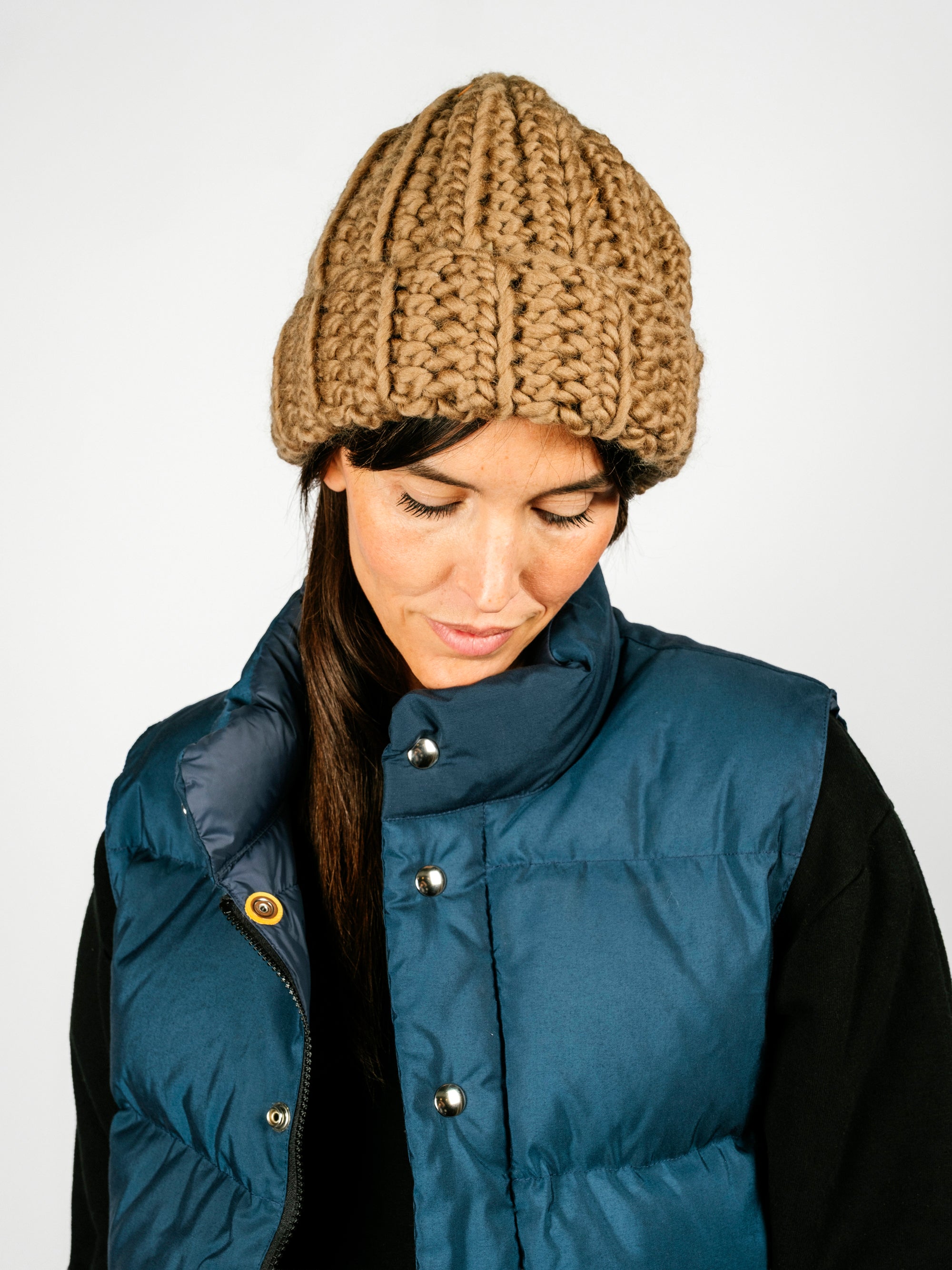 Hand Crocheted Bulky Wide Rib Beanie | 2 Colors