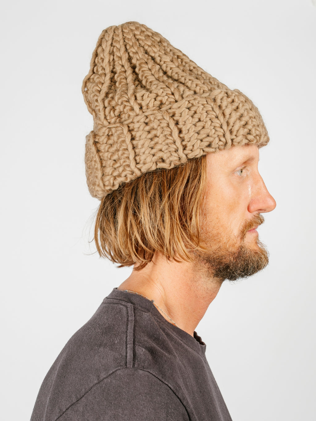 Hand Crocheted Bulky Wide Rib Beanie | 2 Colors