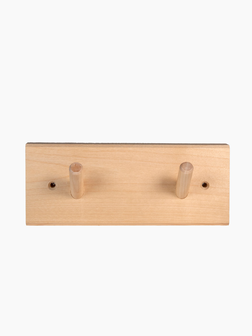 Wooden Rack with 2 Hooks