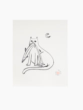 Load image into Gallery viewer, Ty Williams Original Ink Drawings: Cats

