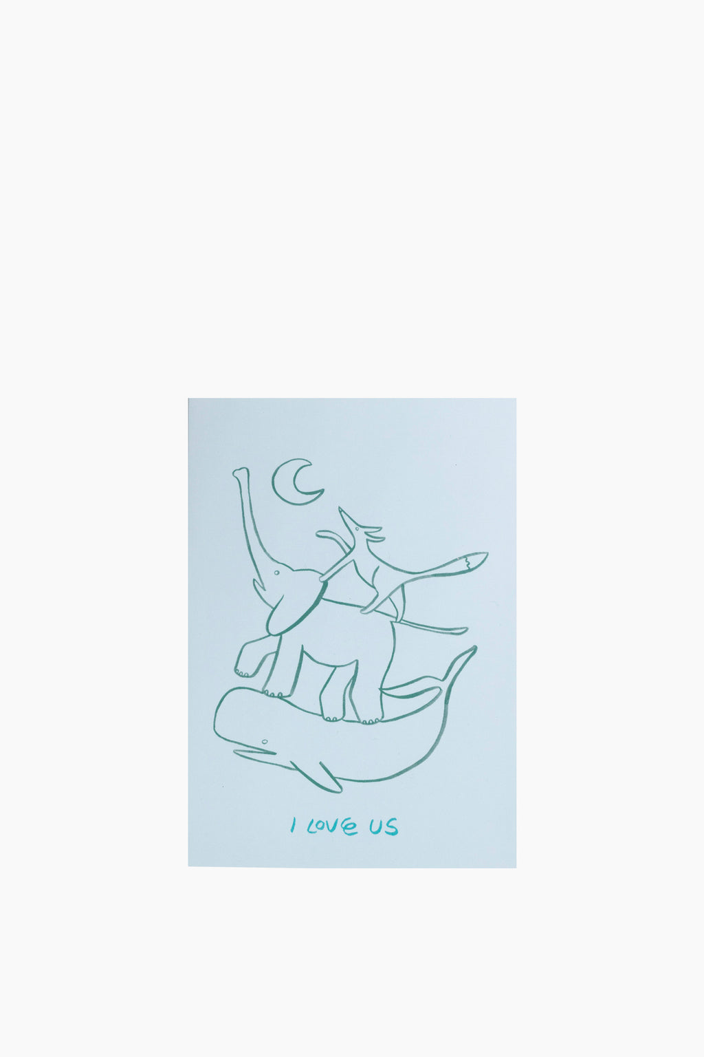 I Love Us Card