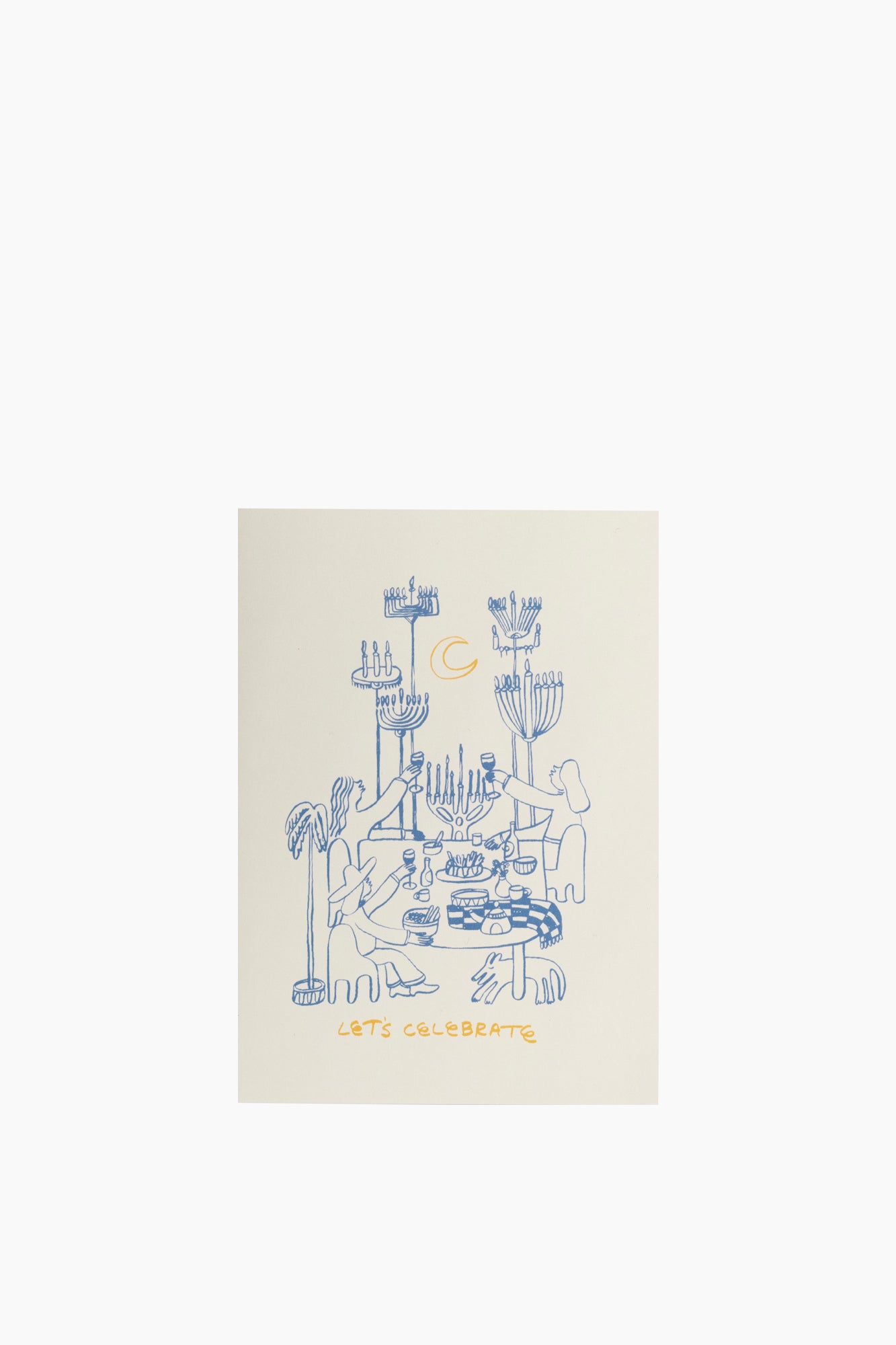 Let’s Celebrate Menorah Card