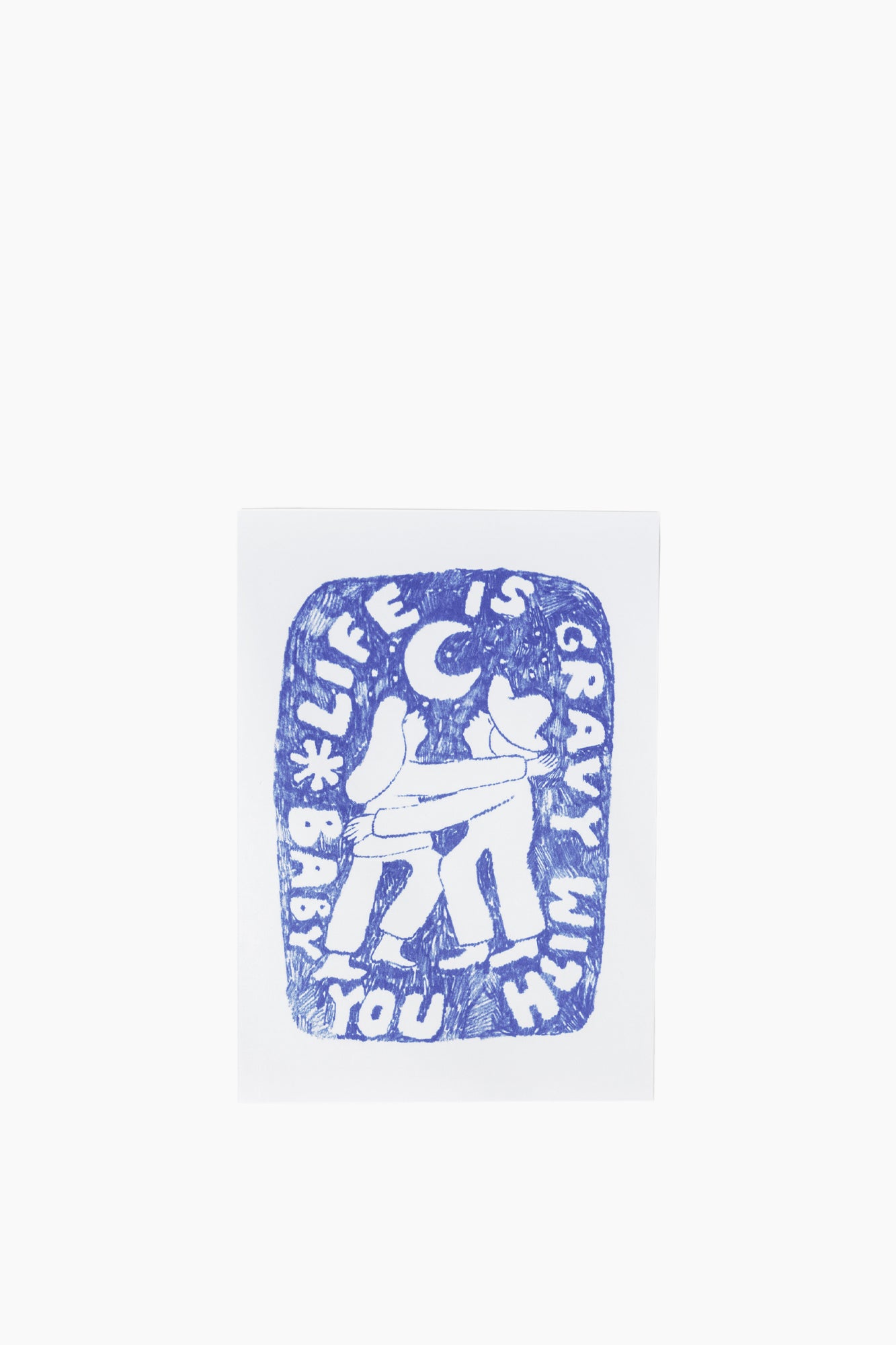 Life is Gravy With You Baby Card
