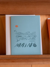 Load image into Gallery viewer, Maine Swimmer Card
