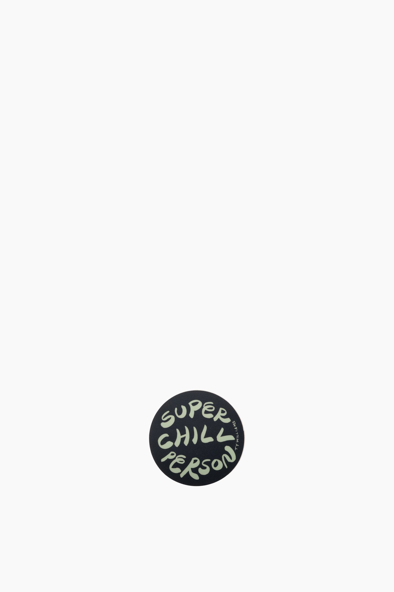 Super Chill Person Sticker