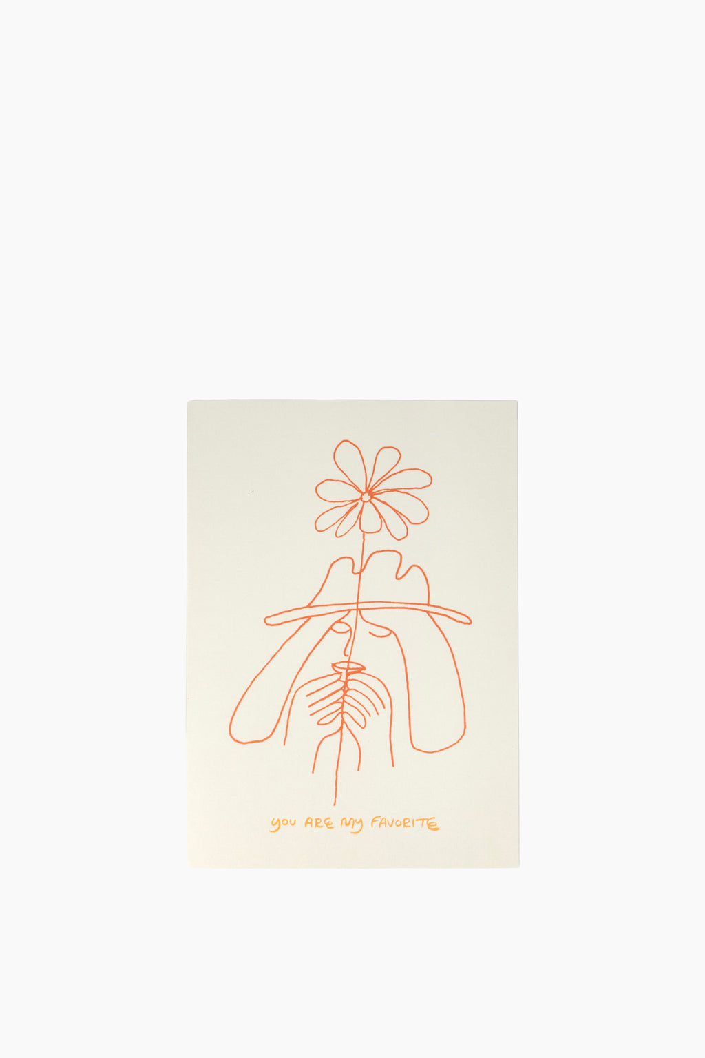 You Are My Favorite Flower Card