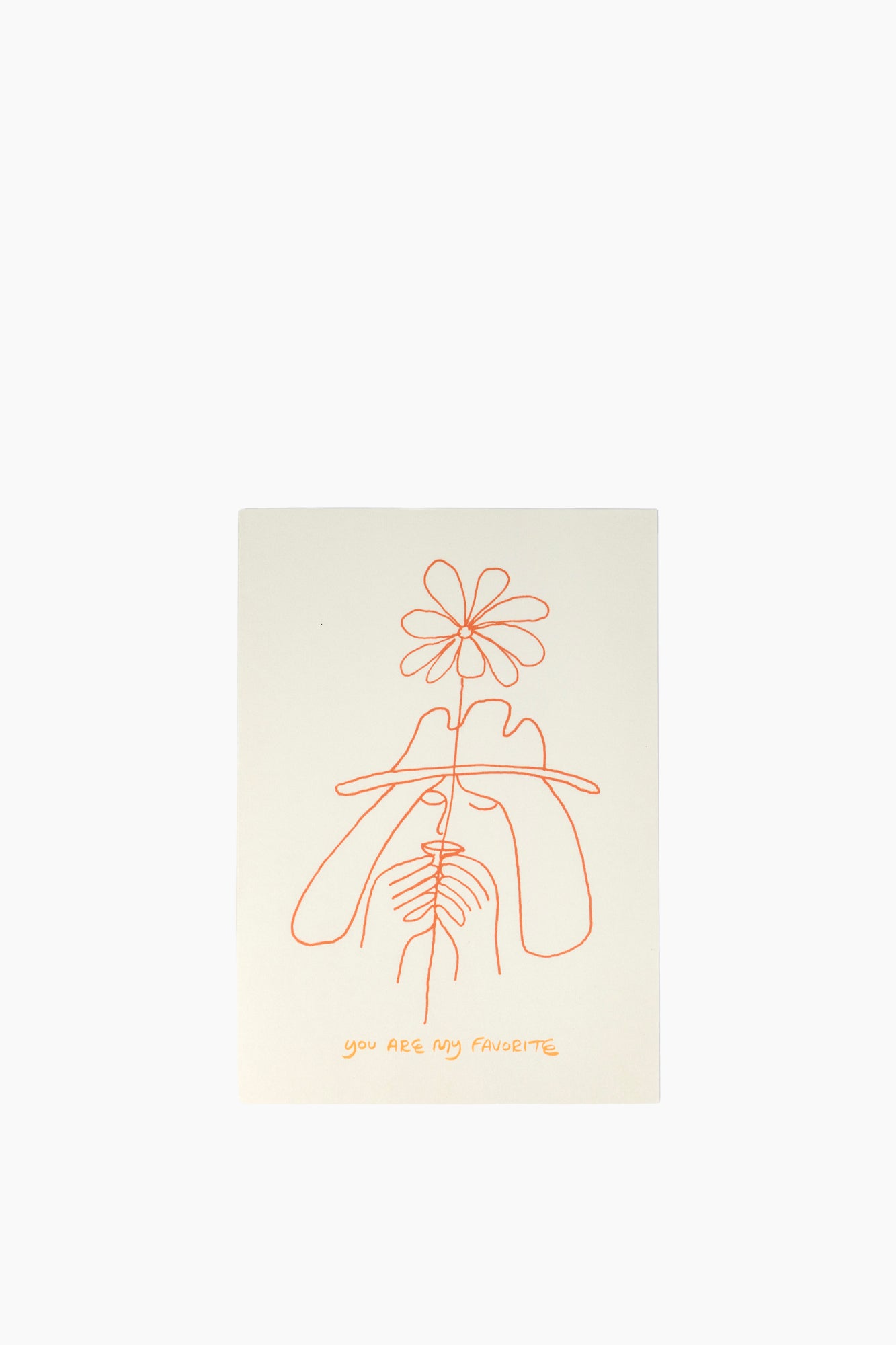 You Are My Favorite Flower Card