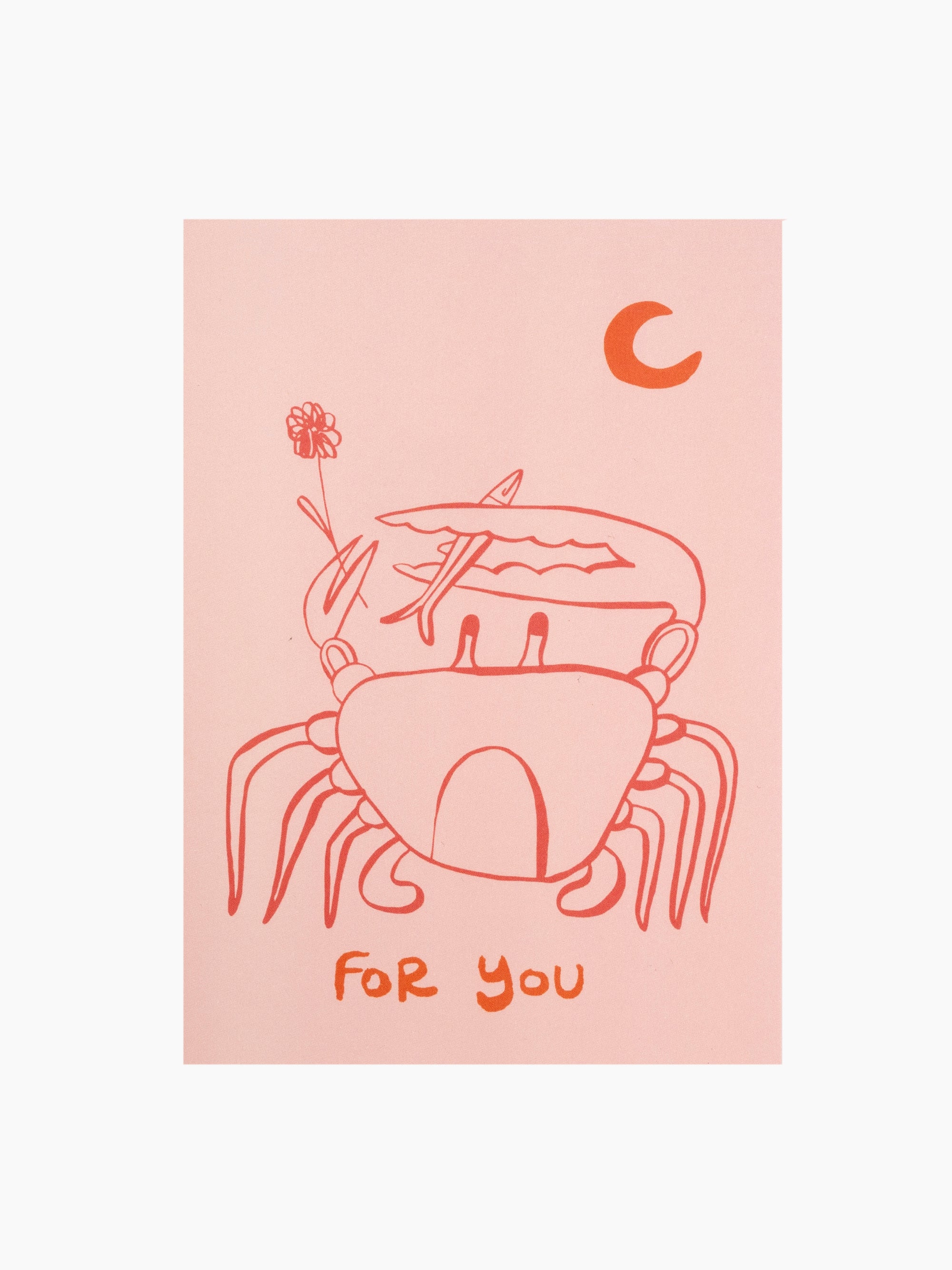 For You Crab Card