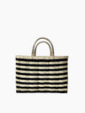 Retro-Travel Tote | Black & Natural