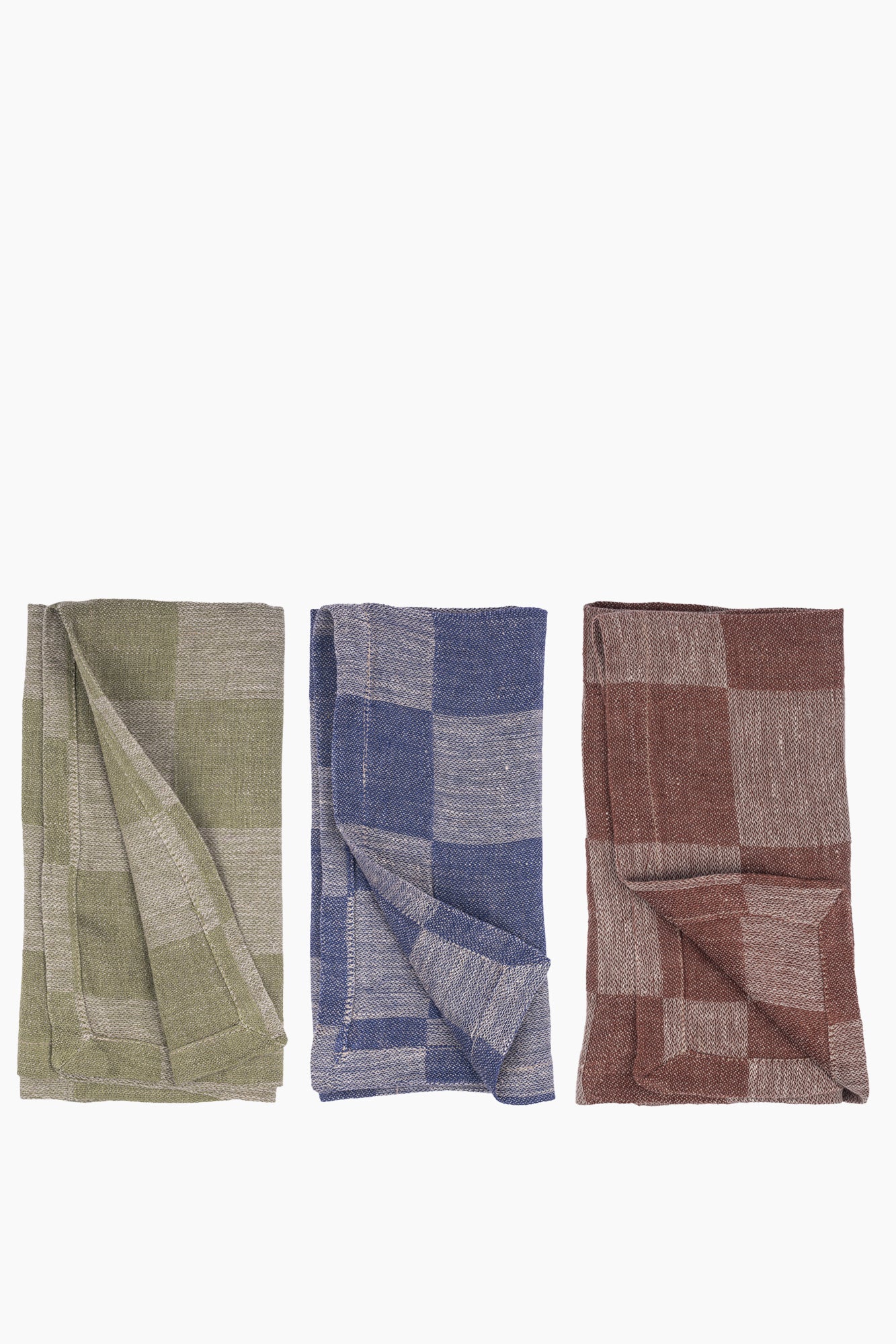 Italian Linen Check Napkin | 3 Colors