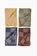 Italian Linen Check Tea Towel
