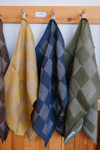 Italian Linen Check Tea Towel