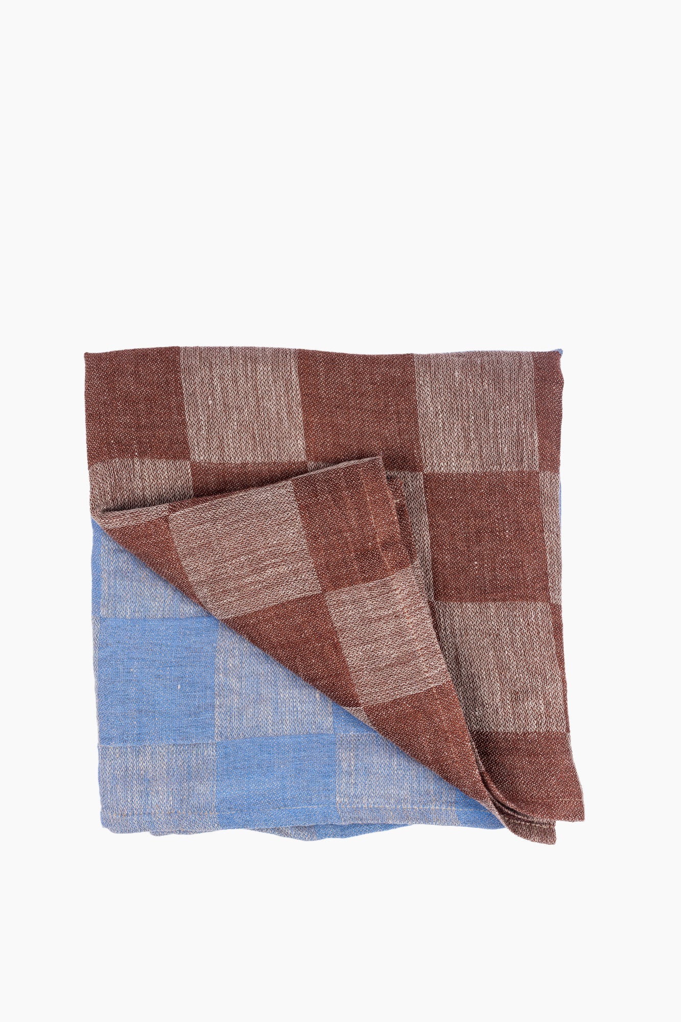 Italian Linen Duo Tone Check Tea Towel
