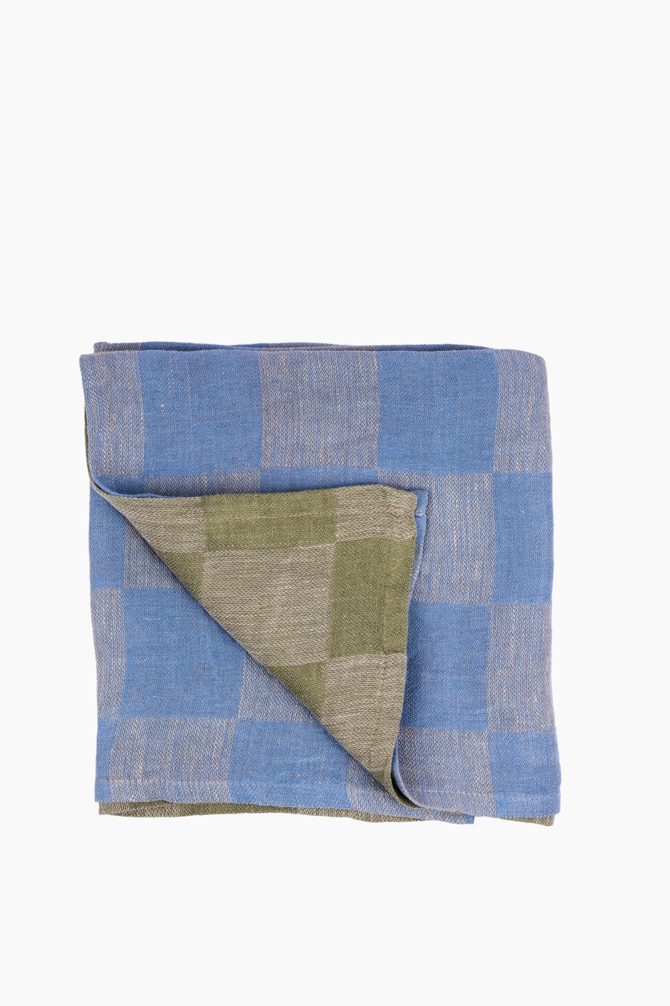 Italian Linen Duo Tone Check Tea Towel