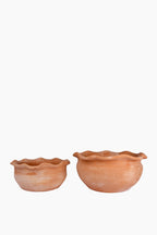 Wavy Terracotta Pot | 2 Sizes