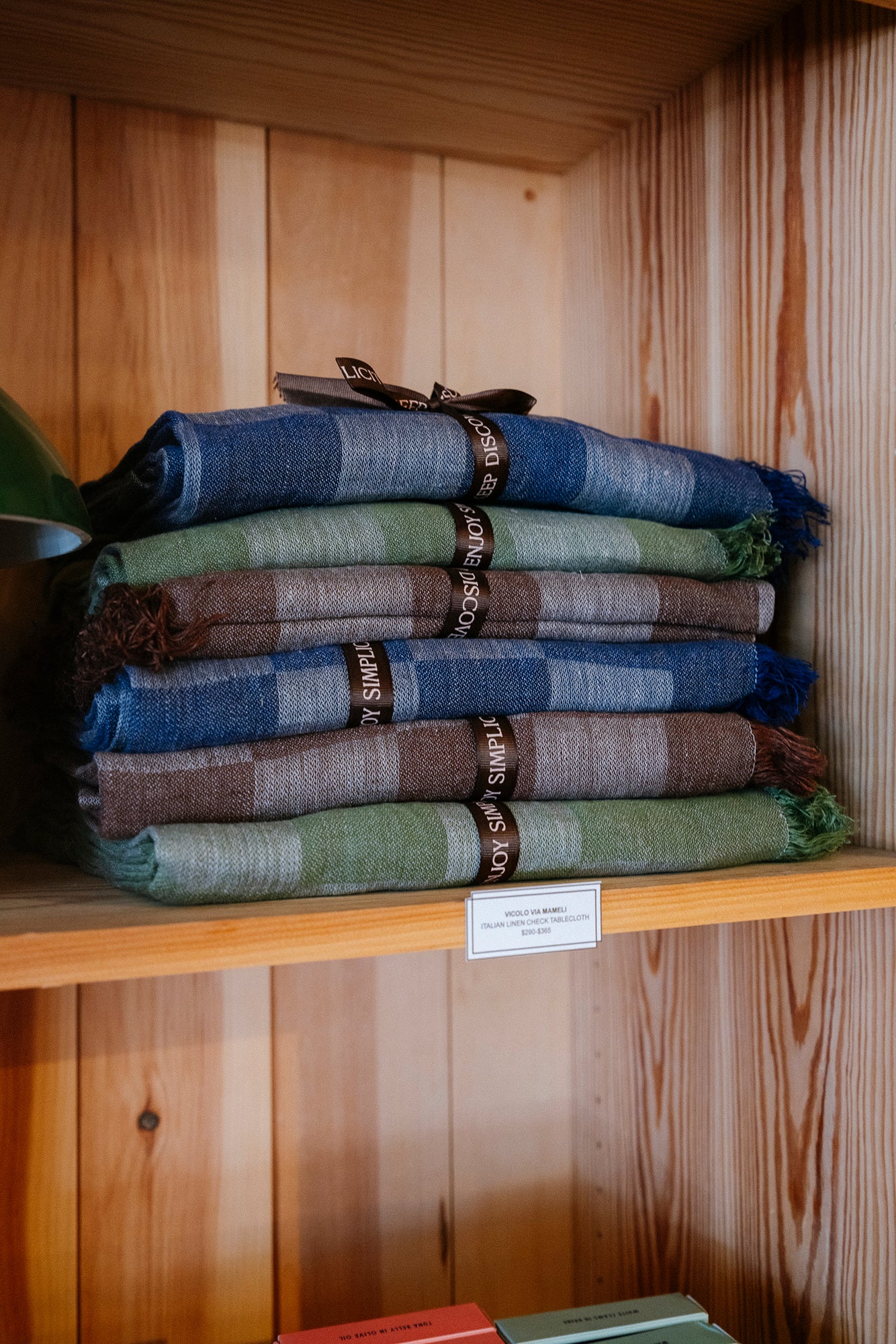 Italian Linen Check  Tablecloth | Midnight Blue  | 2 Sizes