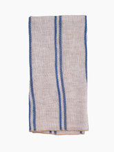 Load image into Gallery viewer, Italian Linen Napkin | Blue Stripes
