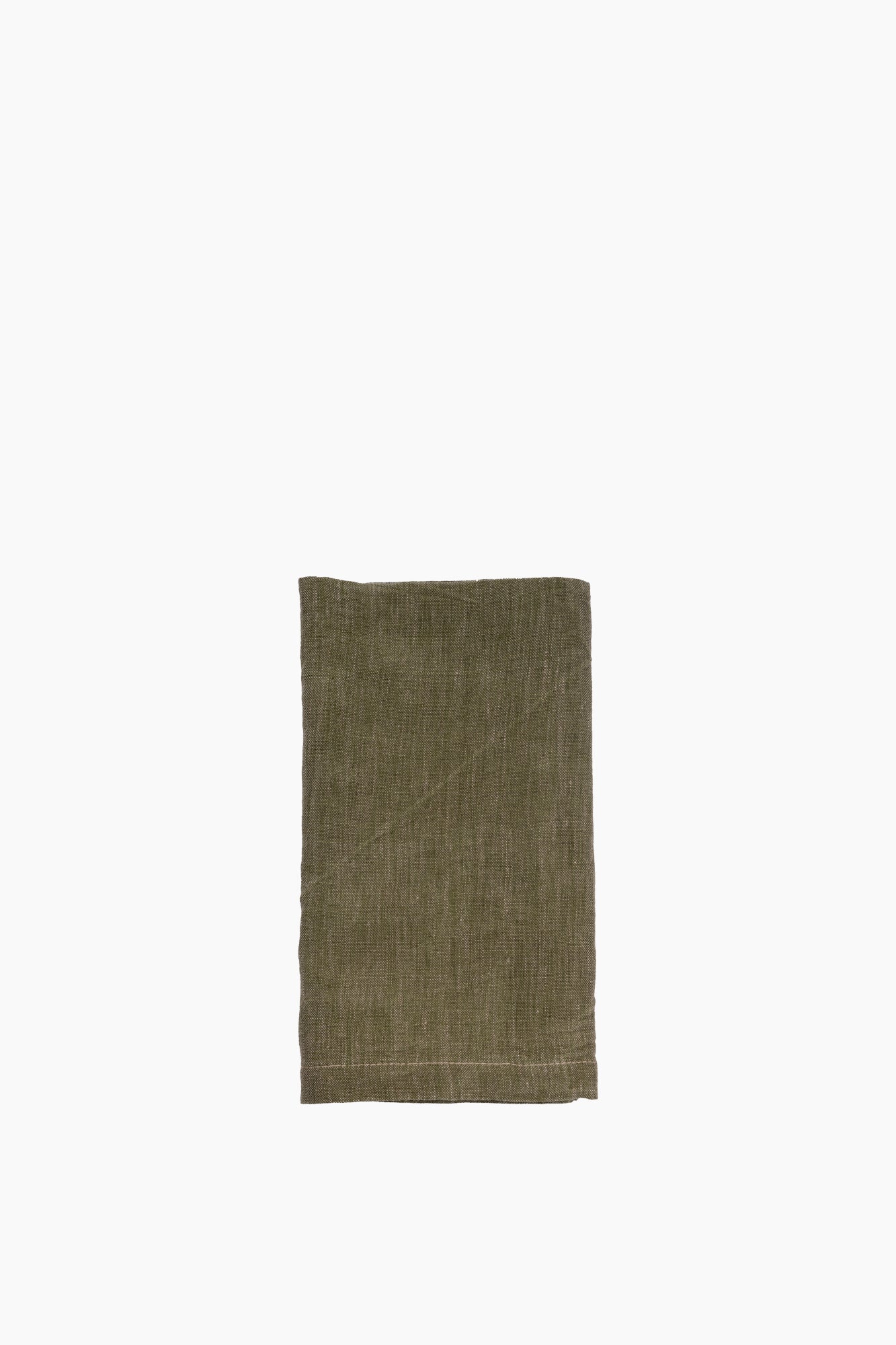 Italian Linen Napkin | Olive