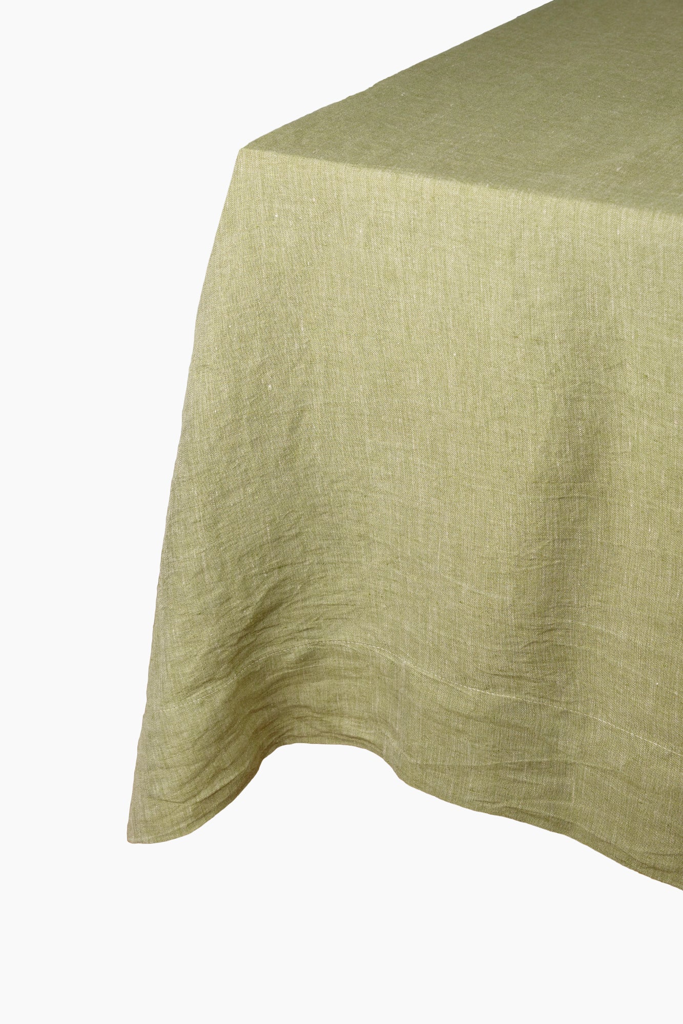 Italian Linen Tablecloth | Olive