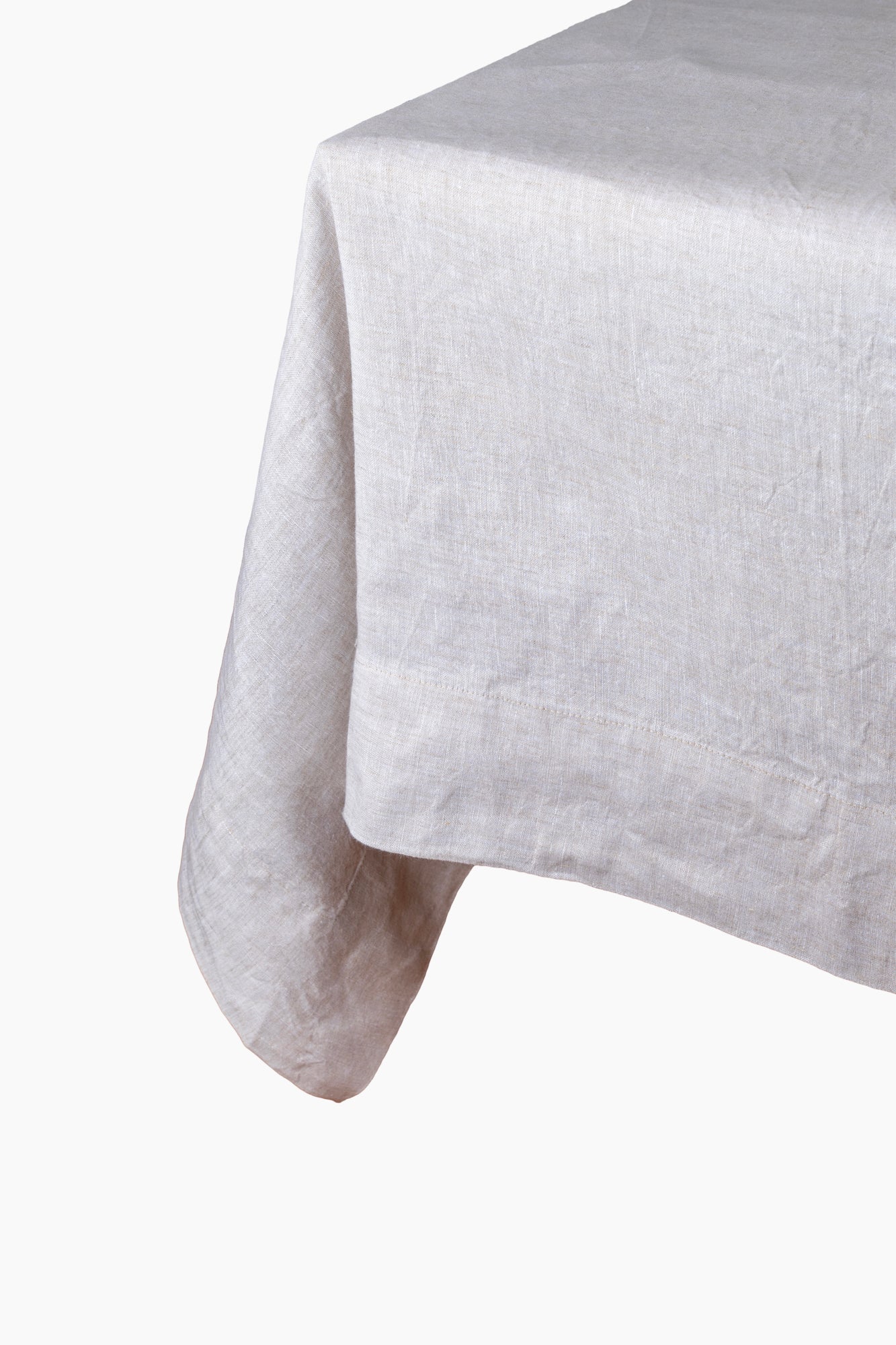 Italian Linen Tablecloth | White