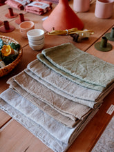 Load image into Gallery viewer, Italian Linen Tea Towel | White Melange
