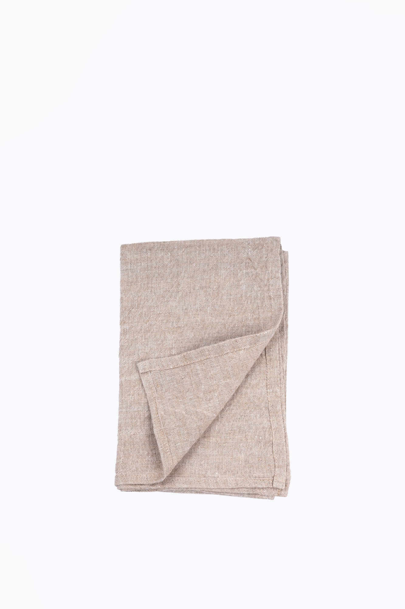 Italian Linen Tea Towel | White Melange