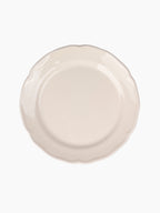 Cream Dessert Plate