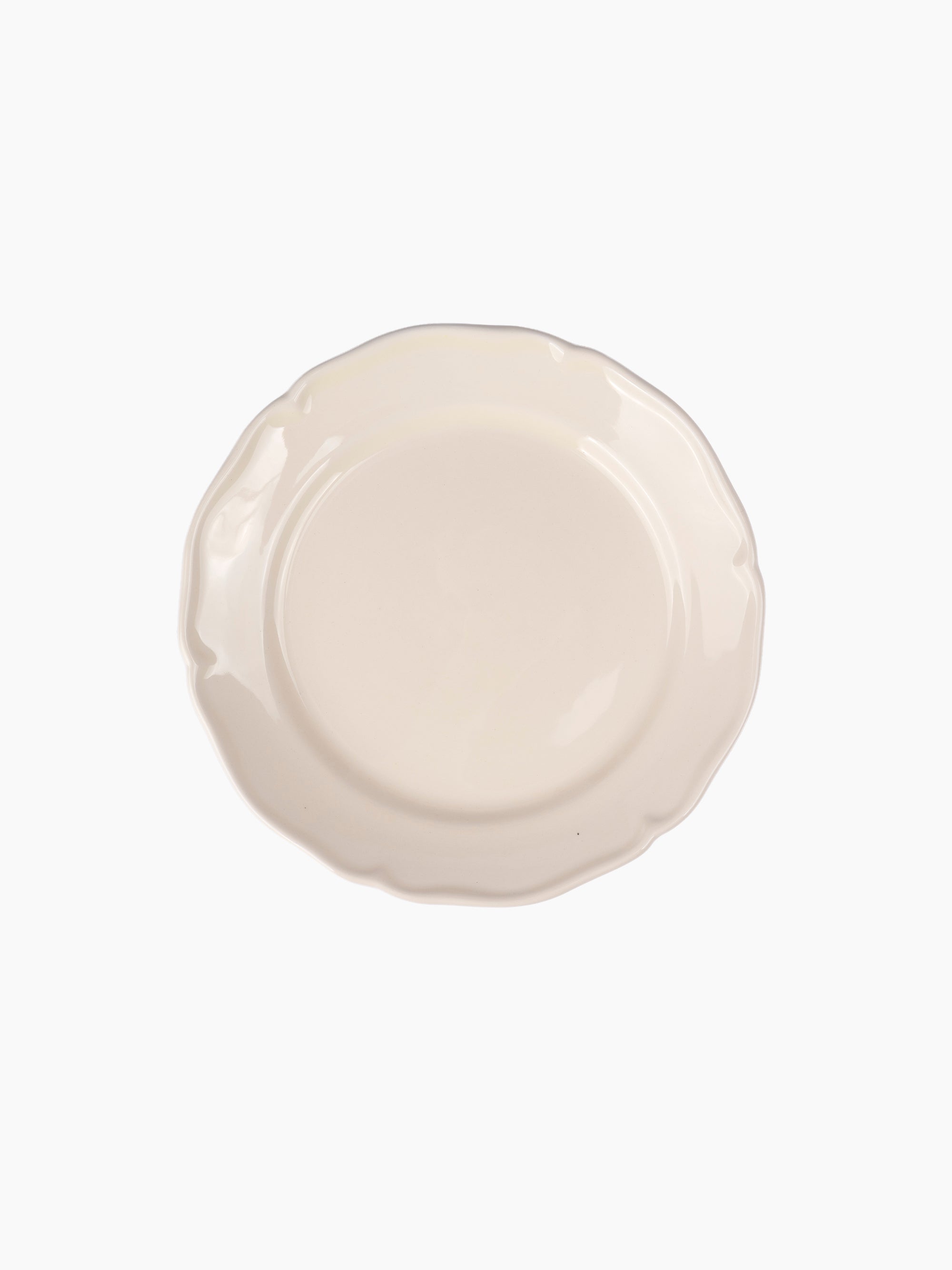 Cream Bread Plate