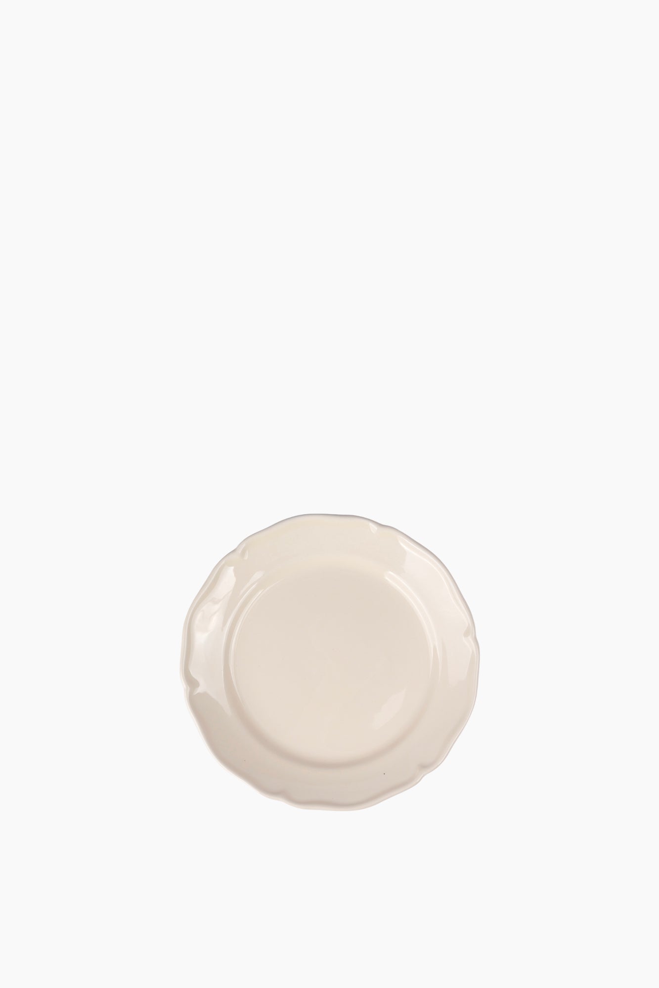 Cream Bread Plate