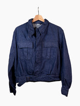 Load image into Gallery viewer, Dark Denim Moto Jacket
