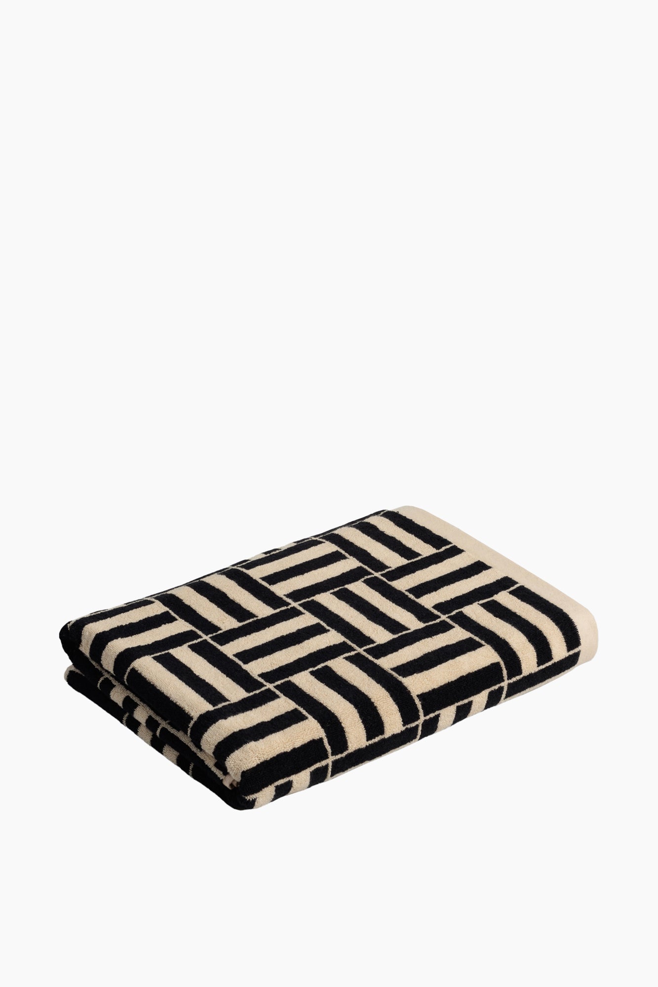 Organic Cotton Weave Towels | Sand & Noir