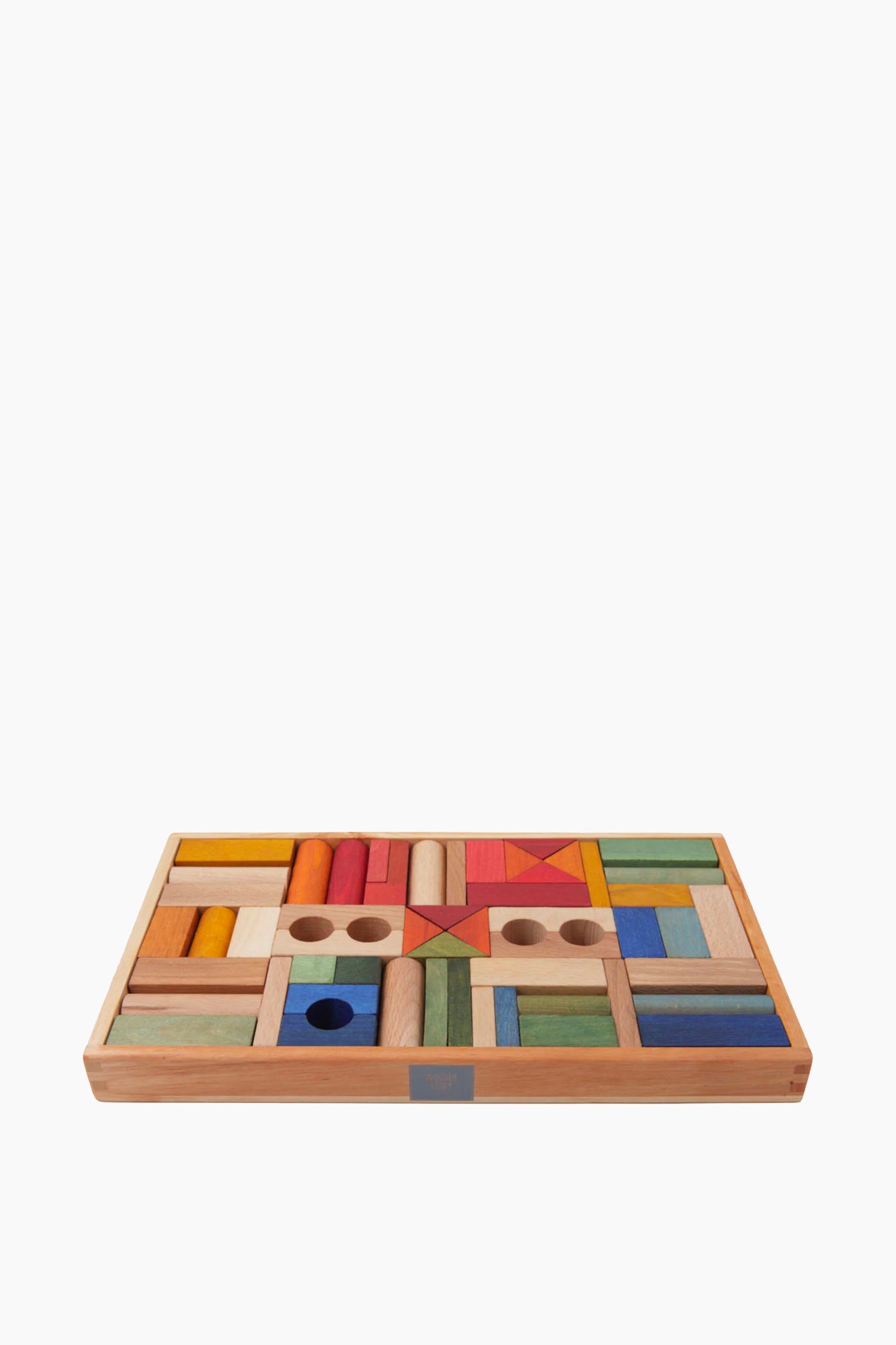 Rainbow Blocks in Tray | 54 Pieces