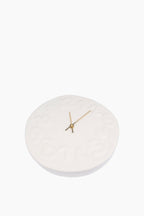 Embossed Numbered Clock