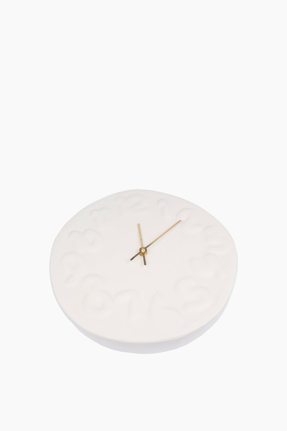 Embossed Numbered Clock