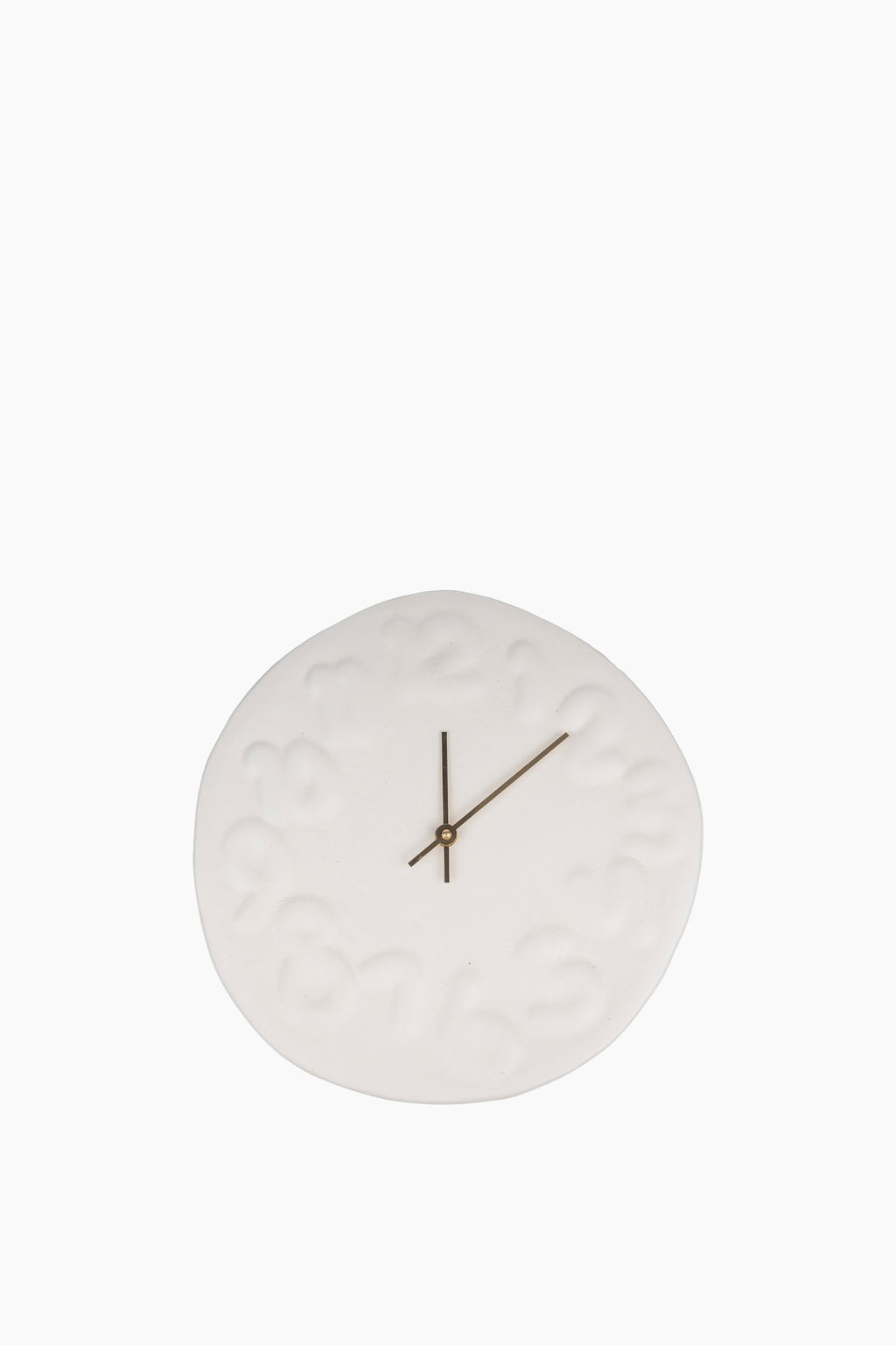 Embossed Numbered Clock