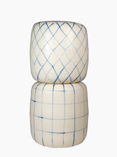 Load image into Gallery viewer, Blue and White Stacked Vase
