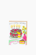 Birthday Cake Wishes Card