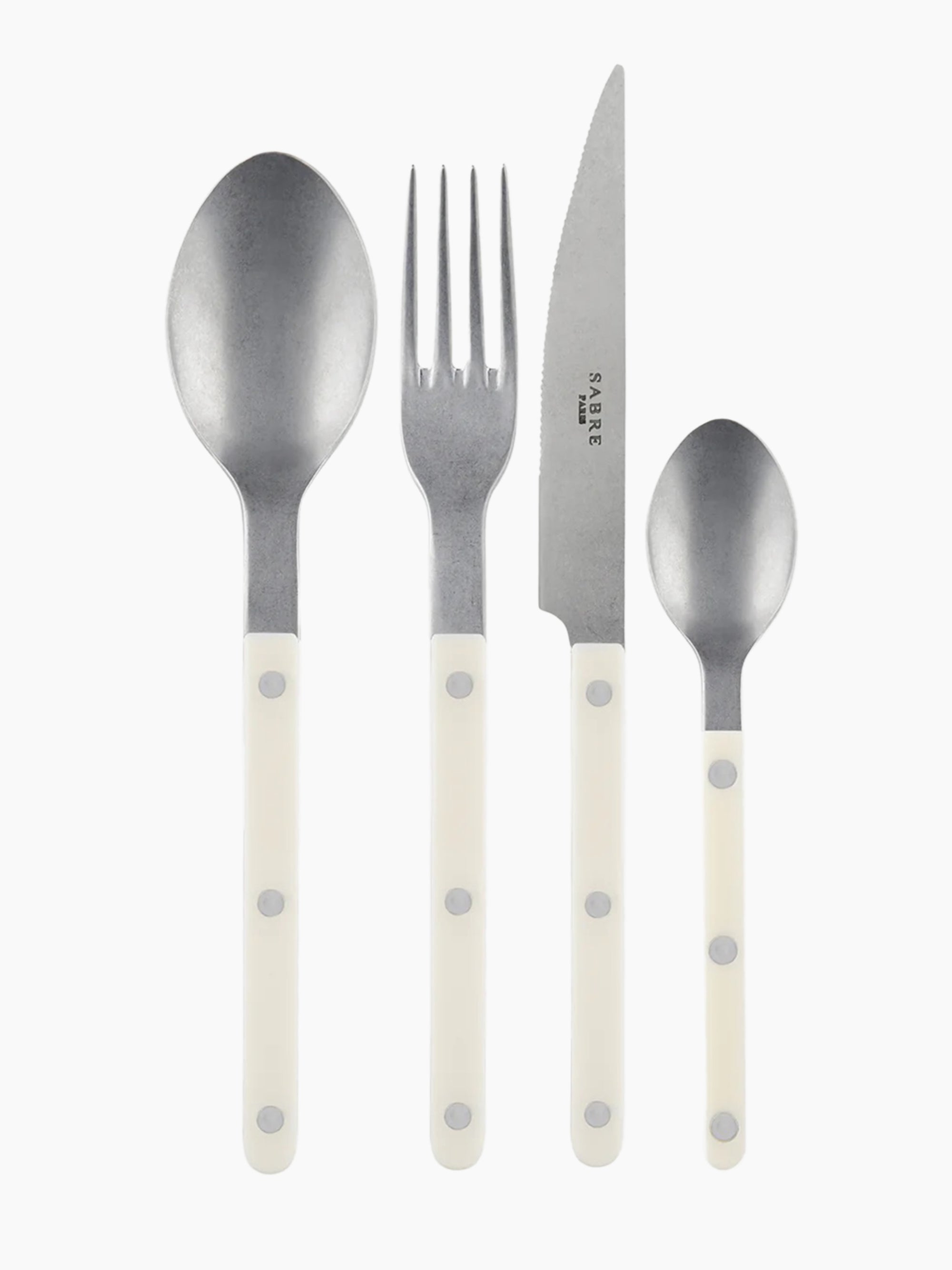 Bistrot Vintage Flatware Collection | Ivory
