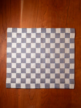Load image into Gallery viewer, Checkerboard Placemat in Nettuno Blue
