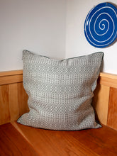 Load image into Gallery viewer, Square Intreccio Cushion Cover in Cipresso Green
