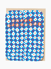 Load image into Gallery viewer, Clover Pattern Birthday Card
