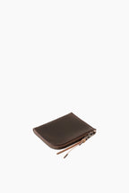 Cordovan Zip Wallet | Dark Cognac Shell