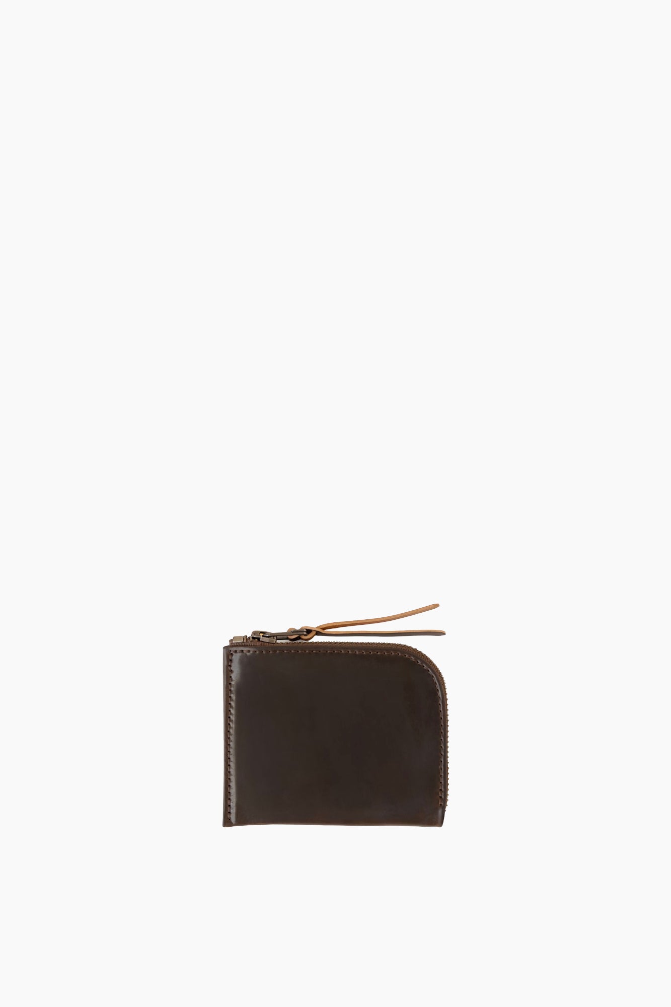 Cordovan Zip Wallet | Dark Cognac Shell