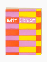 Load image into Gallery viewer, Fruit Stripe Birthday Card
