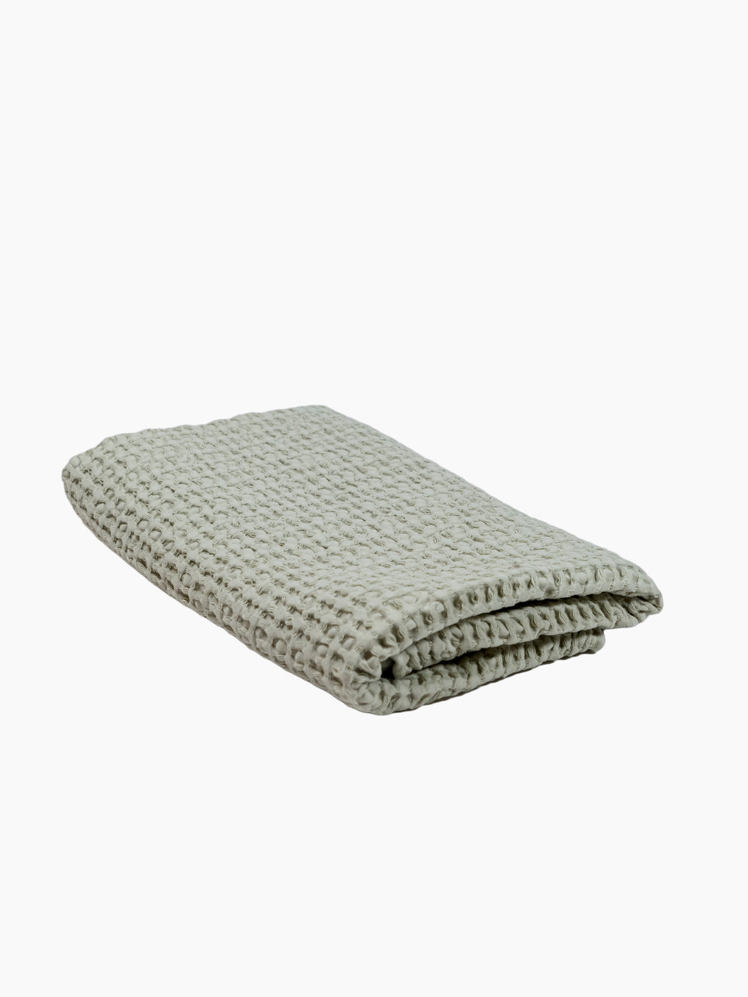 Sage Waffle Hand Towel