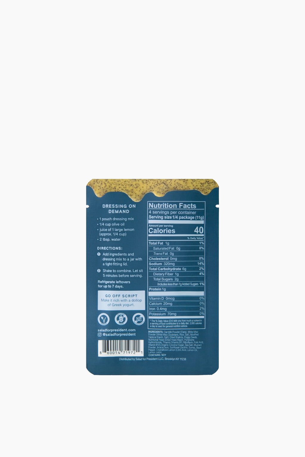 Lemon Poppy Dressing Mix