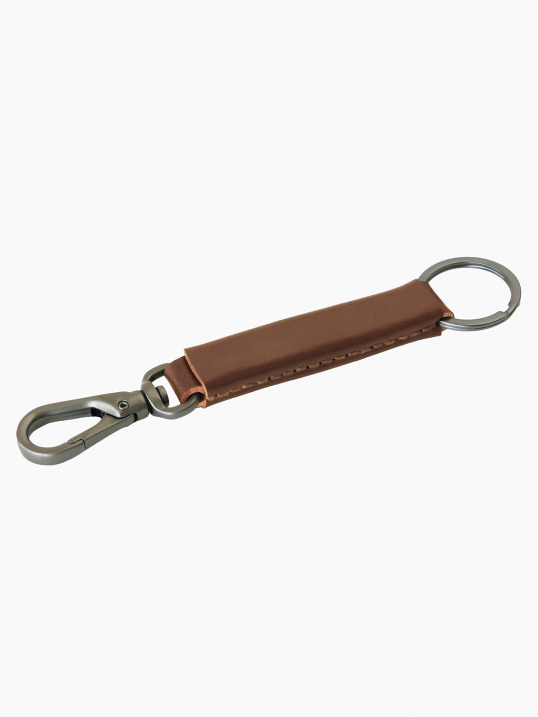 Loop Keychain with Snap Hook - Bourbon Shell Cordovan